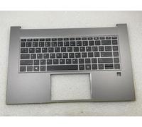 Per HP ZBook Studio G7 M14609-B31 US International Palmrest Keyboard Top Cove