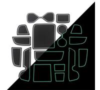 Per HR-V HRV Per VEZEL 2022 2023 2024 Tappetino Scanalato Per Porta Tappetino Antiscivolo Per Interni Per Auto Tappetino Per Slot Per Porte Inserto portabicchieri(LHD-White)