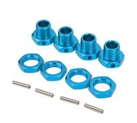 Per HSP 1/8 4 Pezzi Viti Esagonali Per Ruote Giunto In Alluminio 17 Mm Kit Di Accessori Per L'aggiornamento Parti Per Pista Per Auto RC Parti Modificate Rc(Blue)
