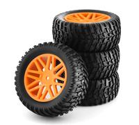 Per HSP 15502 94107 94170 94155 94177 1/10 4 Pezzi Ruota Di Plastica Pneumatico Gomma Universale RC Auto Modello Camion Breve Corso Accessorio Pneumatici Auto RC