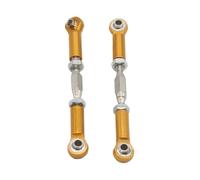 Per HSP 94111 94188 106017 166017 08242 06016 1/10 2 Pezzi Di Collegamenti Anteriori/posteriori In Alluminio Rc Fuoristrada Auto Camion Parti Di Ricambio E Utilizzo Rc Asta di Trazione(Yellow)
