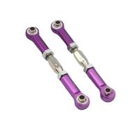 Per HSP 94111 94188 106017 166017 08242 06016 1/10 2 Pezzi Di Collegamenti Anteriori/posteriori In Alluminio Rc Fuoristrada Auto Camion Parti Di Ricambio E Utilizzo Rc Asta di Trazione(Purple)