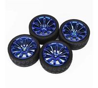 Per HSP Per HPI 94123-94122 Per Racing 1/10 Pneumatici Gomma Su Cerchione Per Strada 4 Pezzi Diametro Parte 65mm RC Car Parts