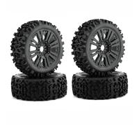 Per HSP Per Racing Per Buggy 1/8 4 Pezzi Pasta Pneumatici Bar Crosta Perno Piccolo 17mm Dado Medio Morbido Lunga Usura Rafforzare Hub Alta Presa RC Pneumatici