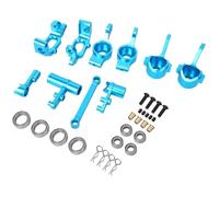 Per HSP Per Redcat Per Vulcano Per EPX 1/10 B02B-Blocchi Sterzo In Lega Alluminio Blu Hub Carrier Servo Saver RC Auto Parti Aggiornamento Blocco Dello Sterzo