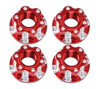 Per HSP Per Sakura D3 D4 1/10 4 Pezzi M4 Dadi Esagonali In Lega Di Alluminio RC Car Parti Modificate Rc(Red)