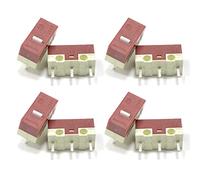 Per HUANO silenzioso Microinterruttore Pulsante muto 8 / set Microinterruttore Microinterruttori on/off