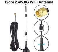 Per Huawei Antenna WIFI 12dBi 70g Accessori Ricambio con Base Magnetica