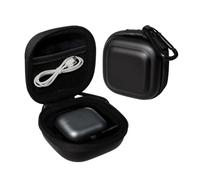 Per Huawei FreeClip 2, custodia da viaggio rigida in EVA per auricolari, astuccio portatile antiurto a doppio scomparto，Nero
