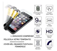 PER HUAWEI NOVA PLUS + TRT-LX1 TRT-LX3 / NOVA LITE PLUS TRT-L01 / Y7 2017 / Y7 PRIME CUSTODIA COVER GEL SILICONE MORBIDA TPU SLIM FANTASIA FEMMINILE (OMAGGIO) + PELLICOLA VETRO TEMPERATO 9H