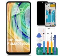Per Huawei P Smart 2021 Display LCD per Huawei P Smart Sostituzione dello schermo per Huawei P Smart Touch Screen PPA-LX1 Kit di riparazione digitalizzatore (nero, con telaio)
