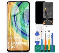 Per Huawei P Smart Pro 2019 Schermo LCD Per Huawei Y9S 2019 Sostituzione Dello Schermo STK-L21 Display LCD STK-LX3 Touch Digitizer STK-L22 Kit di Riparazione Assemblaggio (nero)
