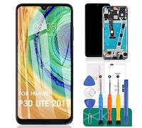 Per Huawei P30 lite 2019 Schermo di Ricambio Per Huawei Nova 4e Display LCD Per Huawei P30 lite 2019 Touch Screen Digitizer AL00 Kit di Riparazione di Montaggio (con Telaio, Nero)