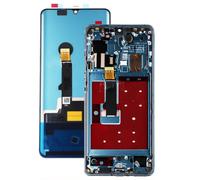 Per Huawei P30 Pro OLED VOG-L29 L09 LCD Display Touch Screen Frame Fingerprint