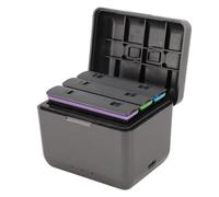 per Hub Caricabatterie Insta 360 X4, Hub di Ricarica a 3 Canali con Slot per Scheda di Memoria Cavo USB Tipo C, Hub Caricabatterie Rapido per Accessori Insta 360 X4
