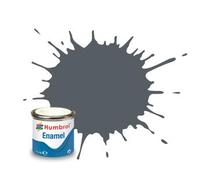 per HUMBROL AA1376 n. 125 US Dark Grey - Satin - Tinlet No 1 (14ml) ENAMEL SMALTO