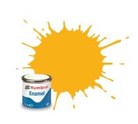 per HUMBROL Enamel AA1674 No 154 Insignia Yellow - Matt - Tinlet No 1 (14ml)