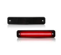 per Hummer H2 2003 2004-2008 2009 Luce di Posizione Laterale Anteriore e Posteriore Indicatore di direzione OEM 25952319 15114677 (4 Pezzi Anteriori e Posteriori) (Posteriore Rosso fumé)