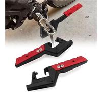Per HUSABERG FS570 FX450 2010-2011 TE125 2012-2014 TE250 TE300 2011-2014 Motocross Estensioni pedane passeggero Pedane Poggiapiedi(Red B)