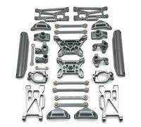 Per Hyper GO Per MJX 10208 1/10 Lega Alluminio Del Metallo Anteriore Posteriore Sterzo Tazza C Per Seat RC Crawler Piccolo Mostro Auto Parti Aggiornamento Coppa dello sterzo RC