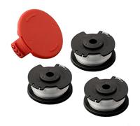 Per Hyper Tough Bobina Trimmer Line e Cap Cover Set Compatibile con HT19-401-003-06 HT19-401-003-07 Nylon 1,6 mm 17FT Arancione