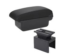 Per Hyundai I20 2021 2022 Scatola Bracciolo Auto Console Centrale Accessori Scatola Portaoggetti Auto(C2 linea nera Nessuna USB)
