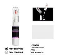 PER HYUNDAI INVERNO BIANCO AUTO ritocco vernice penna pennello fix kit set...