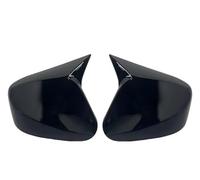 Per Hyundai Per Accent Per Solaris 2012-2016 Auto Retrovisore Laterale Copertura Specchio Ala Cap Esterno Porta Adesivo Caso Trim Calotta Specchietto Laterale Dell'auto(Black without light)