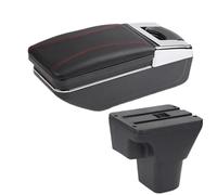 Per Hyundai Per Accent Per Verna Scatola Bracciolo Per Auto Parti Interne Scatola Portaoggetti Con Accessori USB BLNETU(A1 red line NO USB)