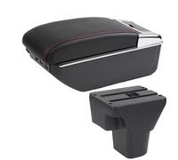Per Hyundai Per Accent Per Verna Scatola Bracciolo Per Auto Parti Interne Scatola Portaoggetti Con Accessori USB BLNETU(D1 red line 7USB)