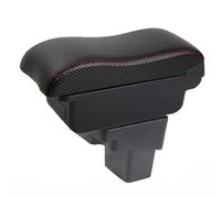 Per Hyundai Per Accent RB Per Solaris Per Verna Box Bracciolo Portaoggetti Centrale Supporto Per Gomito Per Conducente E Passeggero Auto Console Centrale(B-No USB-Red Line)