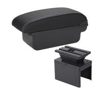 Per Hyundai Per I20 2021 2022 Bracciolo Box Auto Parti Interne Bracciolo Centrale Console Auto Accessori Box Portaoggetti Auto Centrale Bracciolo(C3 Black white NOUSB)