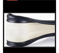 Per Hyundai Per Ioniq 5 2016-2022 Coprivolante Per Auto A Forma Di D Accessori In Pelle PU(Round Gold8)