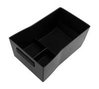 Per Hyundai Per Kona 2024 LHD Car Center Console Bracciolo Portaoggetti Scatola Portaoggetti Organizer Vassoio Nero Copertura Trim Interni Auto
