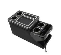 PER HYUNDAI PER PALISADE 2020-2023 Set Di Box Portaoggetti Anteriori Per Auto Bracciolo Centrale Universale Per Auto Bracciolo Centrale(B black)