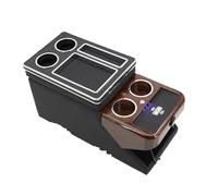 PER HYUNDAI PER PALISADE 2020-2023 Set Di Box Portaoggetti Anteriori Per Auto Bracciolo Centrale Universale Per Auto Bracciolo Centrale(E black Wireless)