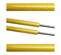 Per Hyundai Per Veloster FS 2011-2018 Supporto Sollevamento Per Modifica Cofano Anteriore Ammortizzatore Asta Pistone Molle A Gas Posteriore Pistoni per Portellone(Yellow carbon fiber)
