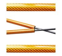 Per Hyundai Per Veloster FS 2011-2018 Supporto Sollevamento Per Modifica Cofano Anteriore Ammortizzatore Asta Pistone Molle A Gas Posteriore Pistoni per Portellone(Orange carbon fiber)