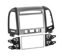 Per Hyundai Santa Fe 2 CM Supporto Radio Auto Incasso Doppio DIN Nero