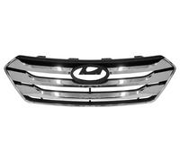 Per Hyundai Santa Fe 2012-2015 Anteriore Griglia Rete Cromo Strisce 863502W010