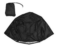 Per i cani, per il coperchio della cassa a filo, 124.5x84x79 cm, polvere solare impermeabile, per uso esterno (Nero)