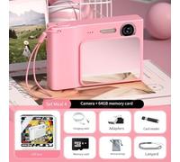 Per i viaggi amichevole fotocamera digitale 48MP con video 4K perfetta per catturare momenti della vita (rosa + 64G)