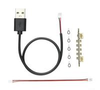 Per IA005 scheda di distribuzione di alimentazione a quattro canali con interfacce PH2.0-2P e SH1.0-2P, cavo USB-A, protezione da sovracorrente, compatibile con modelli stampati 3D