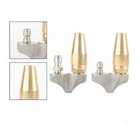 Per idropulitrice per ugello turbo inversa per scarico efficace e getto fognario con compatibilità connettore a doppia dimensione (3/8)