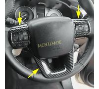 Per il 2016-2024 Toyota Hilux Fortuner Interni In Fibra di Carbonio Volante Interruttore Pulsante Trim Accessori Alla Moda 2021 2022 2023