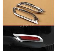 Per il 2018-2024 Toyota Camry L/LE/XLE Accessori Auto Paraurti Posteriore Riflettore Copertura Della Luce di Nebbia Surround Adesivo Cromo Lucido