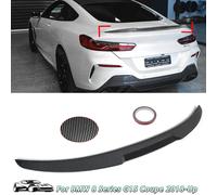 Per il 2018 + BMW serie 8 G15 Coupe nero lucido M4 Style coperchio dell'ala dello Spoiler dello stivale posteriore