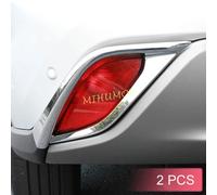 Per il 2021-2025 Toyota Highlander Kluger 2022 2023 2024 ABS Cromato Riflettore Posteriore Della Luce di Nebbia Copertura Della Lampada Trim Lunetta Telaio