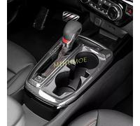 Per il 2024 2025 Chevrolet Chevy Trax Pannello del cambio in fibra di carbonio e coperchio della tazza d'acqua Accessori di rivestimento LHD