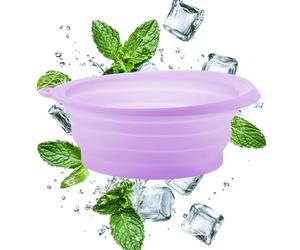 Per Il Bagno Di Ghiaccio Per Il Viso, 10,24 X 9,06 X 3,94 Pollici Lavabo A Freddo Riutilizzabile Lavabo Per l Viso Pieghevole E Portatile - Per La Bellezza DelViso Cura Della Pelle Bagno Di